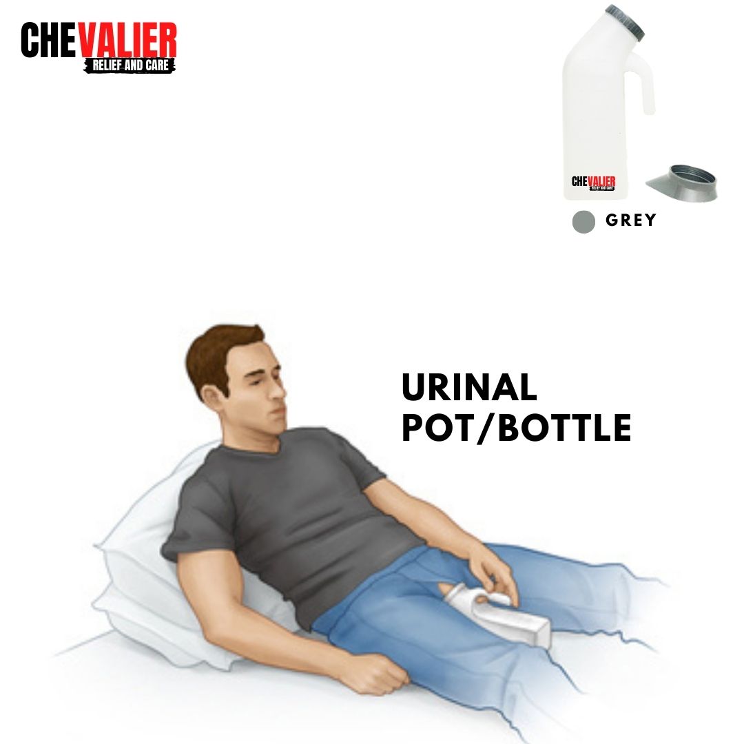 Urinal Bottle Grey
