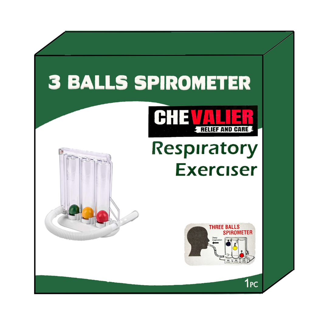 CHEVALIER 3 Ball Lung Exerciser Spirometer