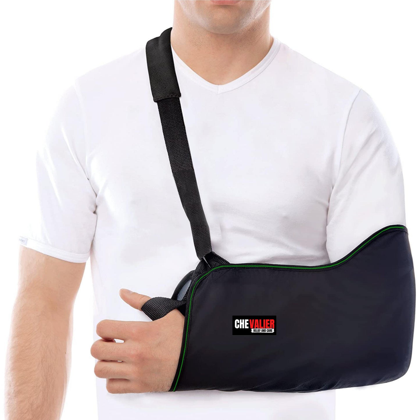 CHEVALIER Pouch Arm Sling with Velcro's Strap for Immobilization and Support to the fractured Arm