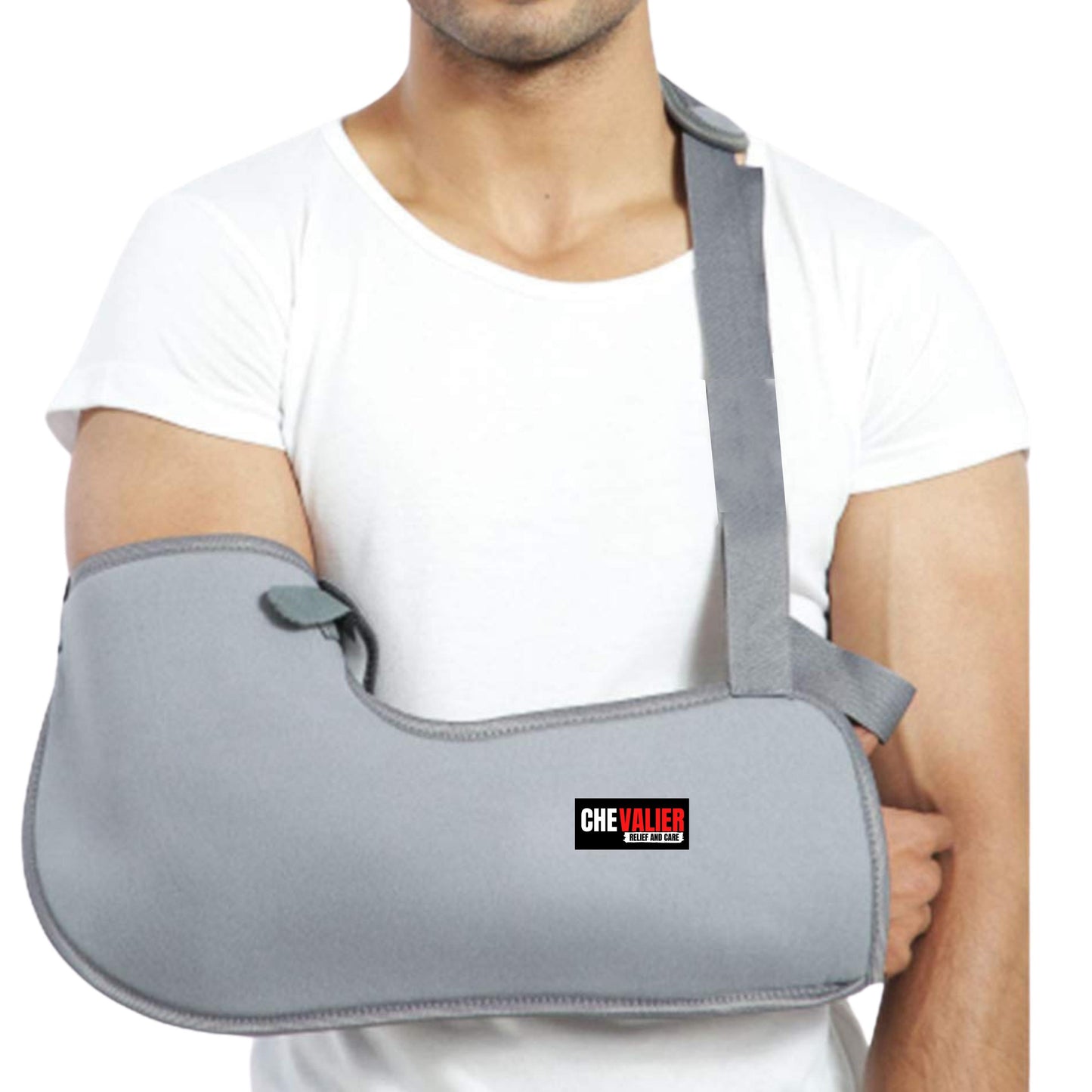 CHEVALIER Pouch Arm Sling with Velcro's Strap for Immobilization and Support to the fractured Arm