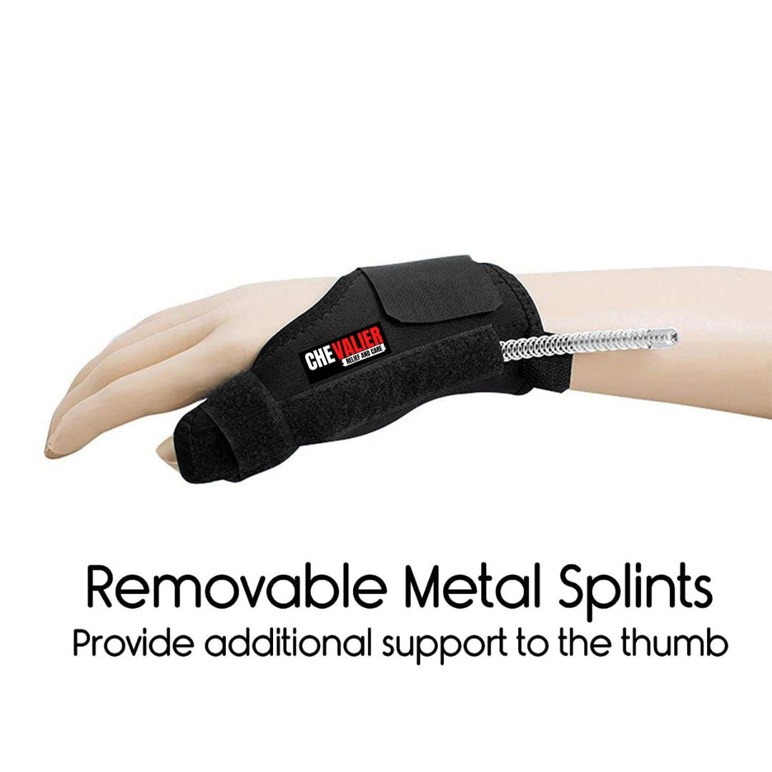 Thumb Spica Splint Brace, Black