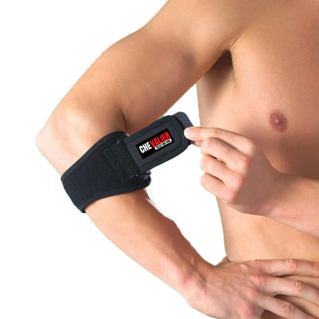 Tennis Elbow Support Band, Black, Universal