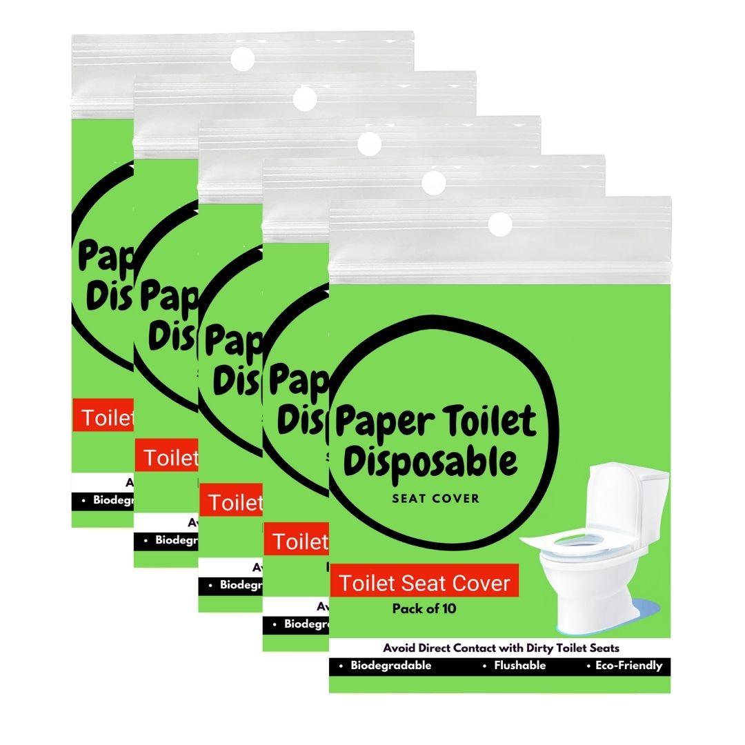 Disposable Toilet Seat Cover, 10 Sheets