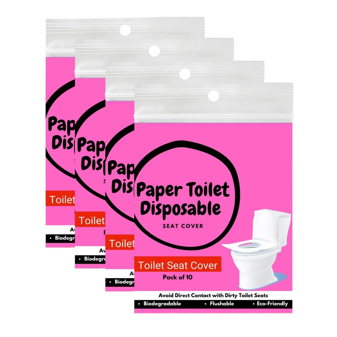 Disposable Toilet Seat Cover, 10 Sheets