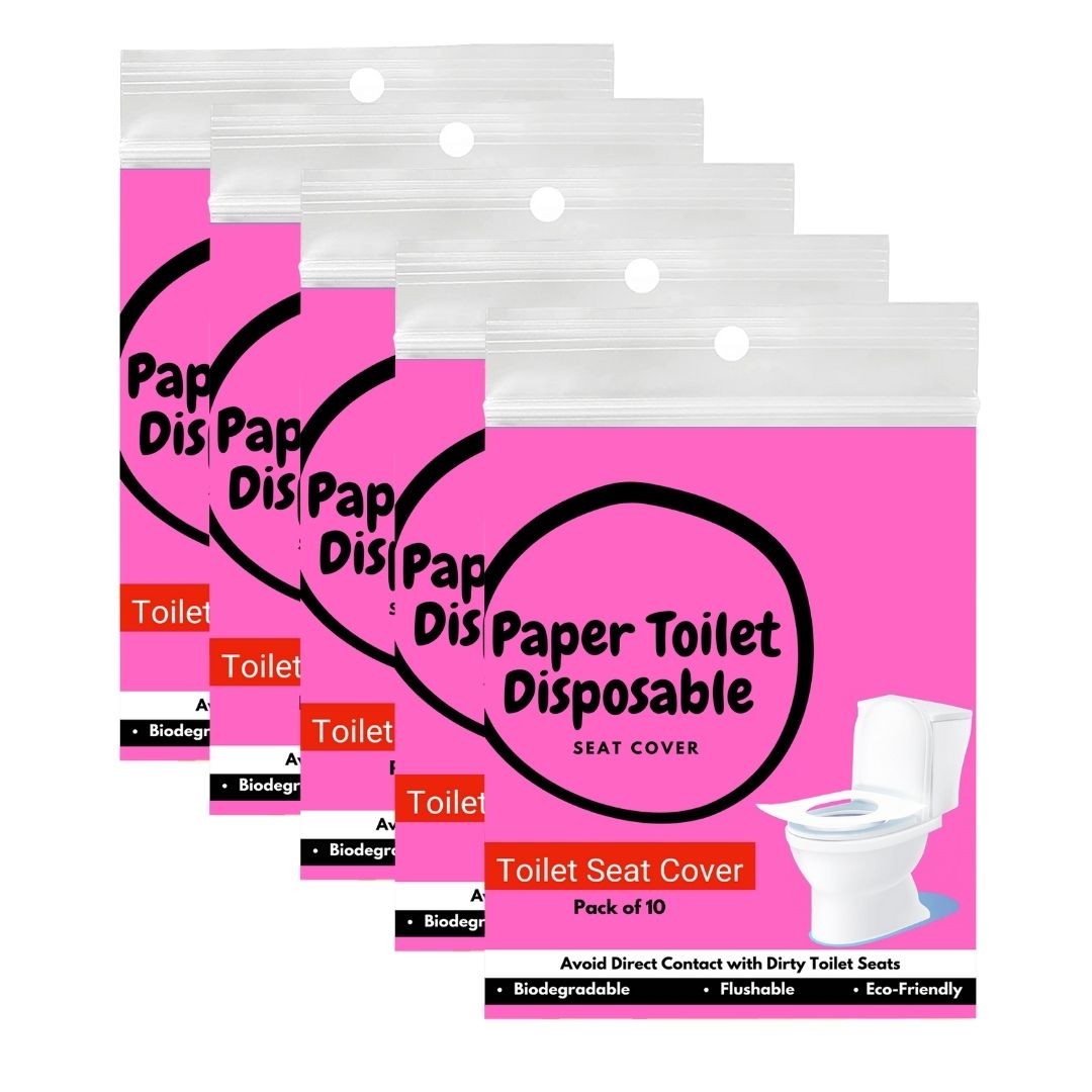 Disposable Toilet Seat Cover, 10 Sheets