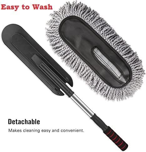 CHEVALIER Microfiber Home and Car Cleaning Duster, Grey