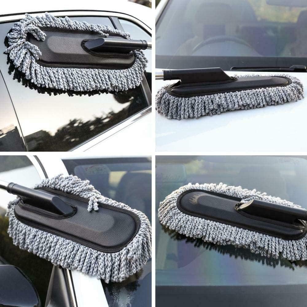 CHEVALIER Microfiber Home and Car Cleaning Duster, Grey