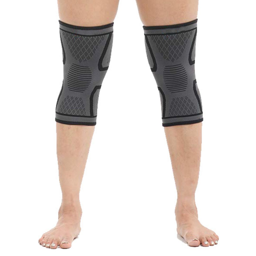 CHEVALIER Knee Compression Support Band Sleeve, 100% Nylon, Pair