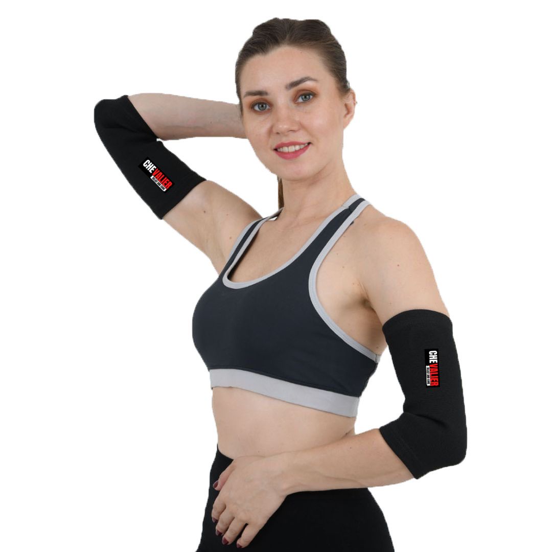 Elbow Compression Support Band/Sleeves for Gym, Pair